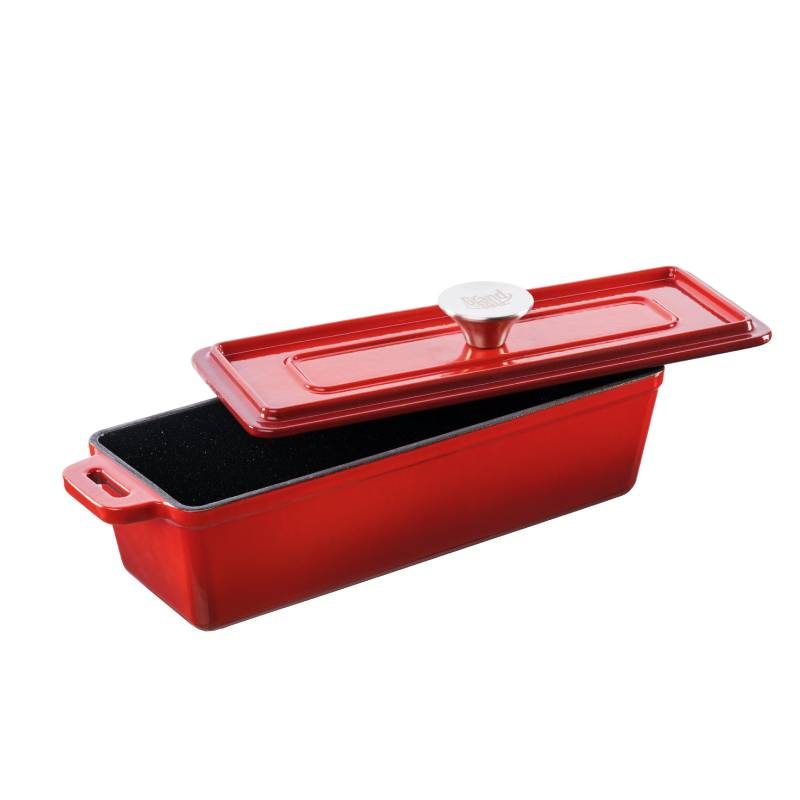 Grand Feu Red Baking Dish With Lid